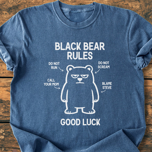 Black Bear Rules - Premium Vintage Tee