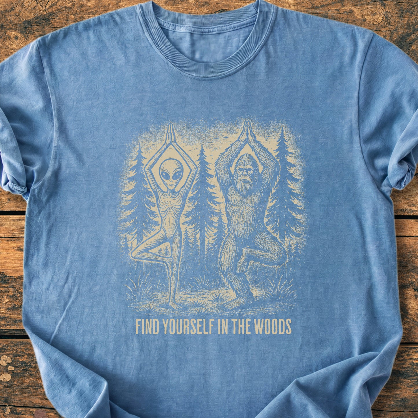 Find Yourself In The Woods - Premium Vintage Tee
