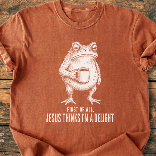 Jesus Thinks I'm A Delight - Premium Vintage Tee