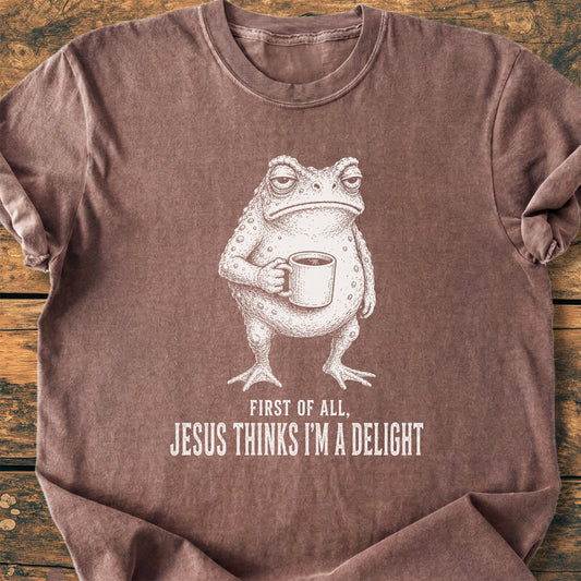 Jesus Thinks I'm A Delight - Premium Vintage Tee