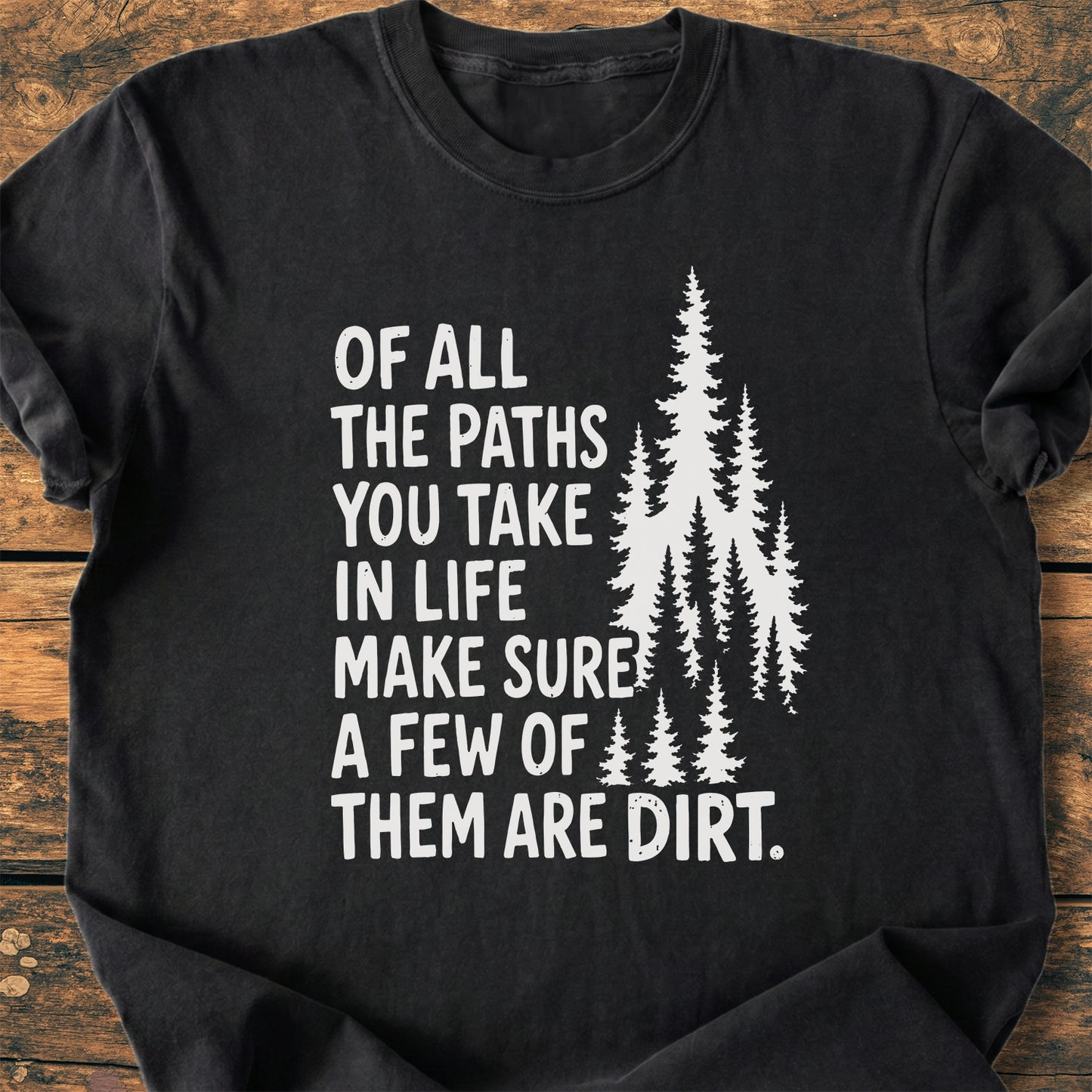 Of All The Paths (John Muir) - Premium Vintage Tee