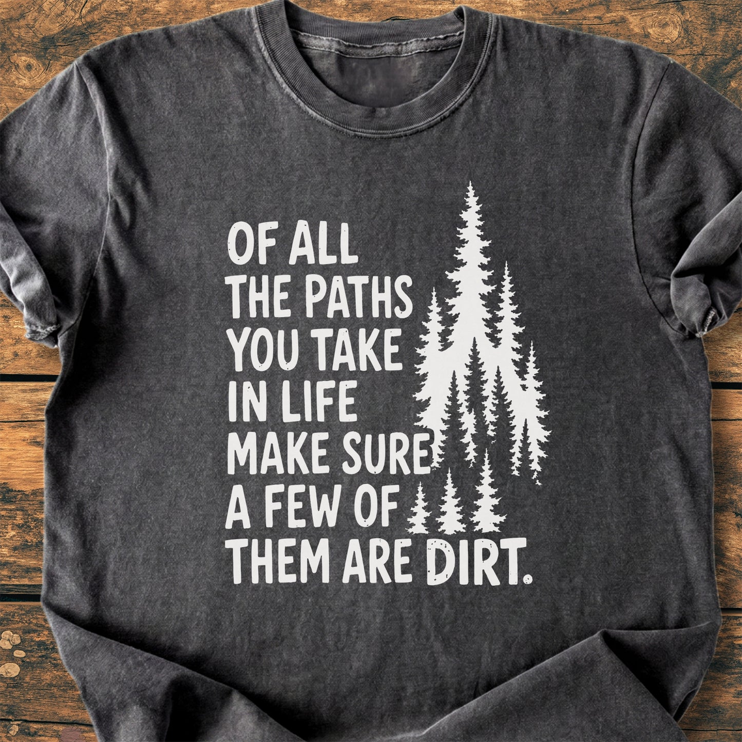 Of All The Paths (John Muir) - Premium Vintage Tee