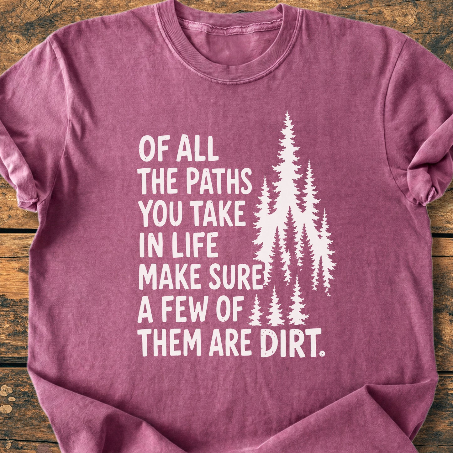 Of All The Paths (John Muir) - Premium Vintage Tee