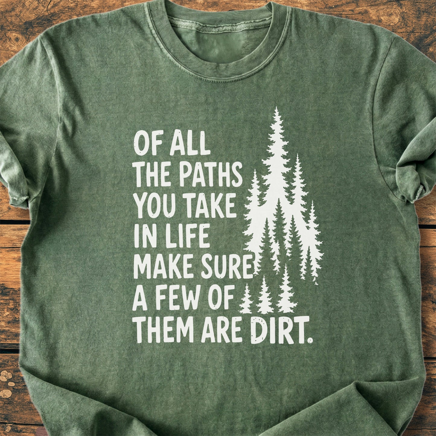 Of All The Paths (John Muir) - Premium Vintage Tee