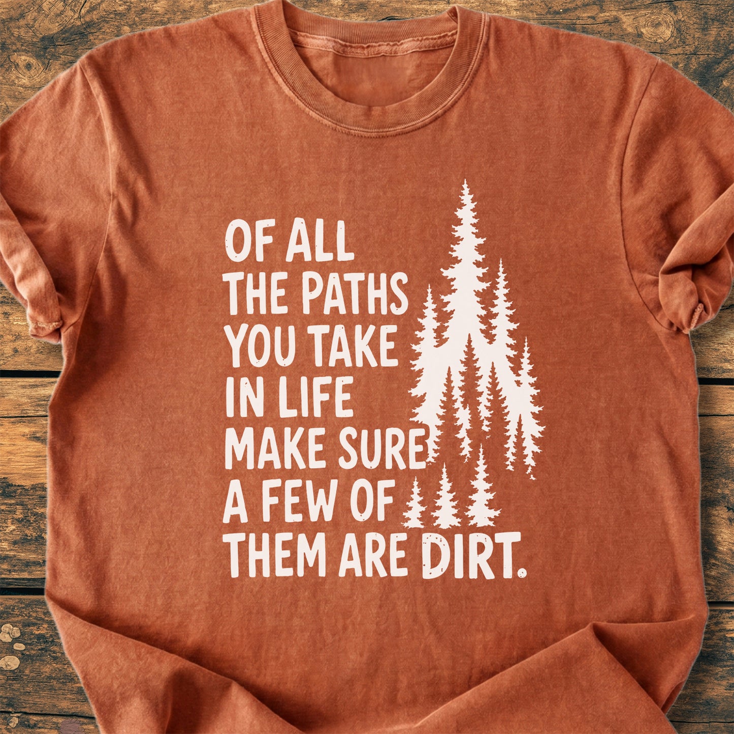 Of All The Paths (John Muir) - Premium Vintage Tee