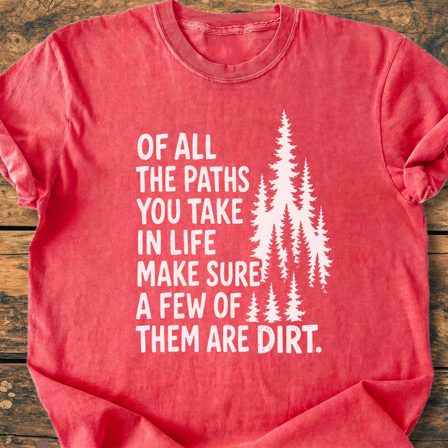Of All The Paths (John Muir) - Premium Vintage Tee