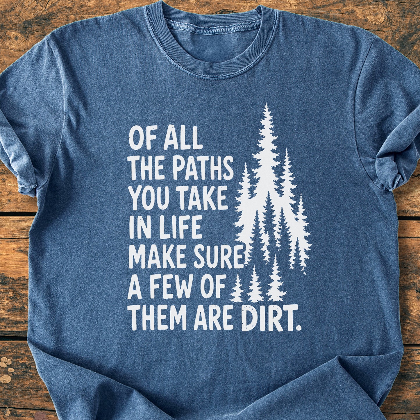 Of All The Paths (John Muir) - Premium Vintage Tee