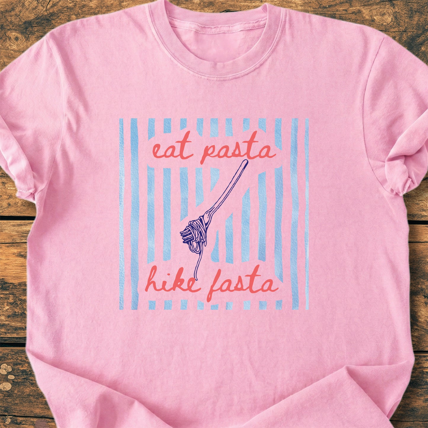 Eat Pasta Hike Fasta - Premium Vintage Tee