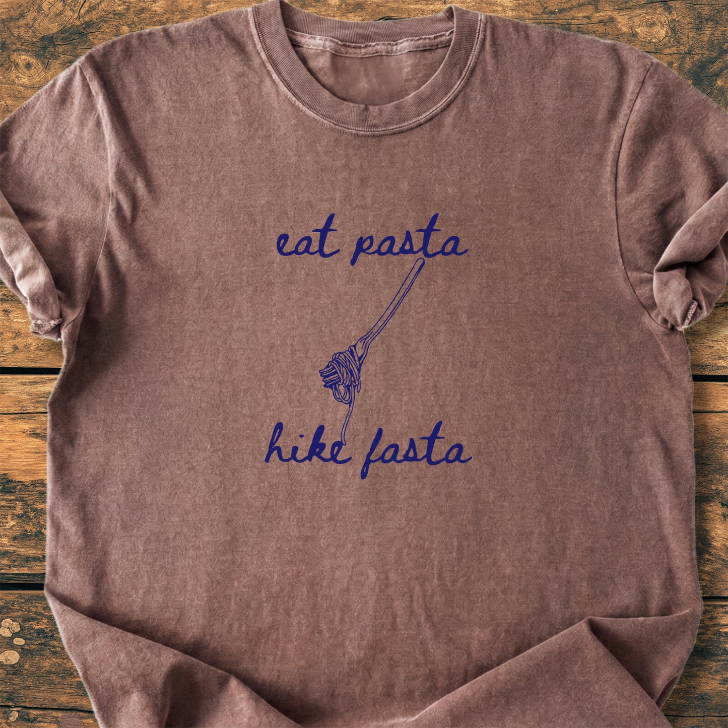 Eat Pasta Hike Fasta - Premium Vintage Tee