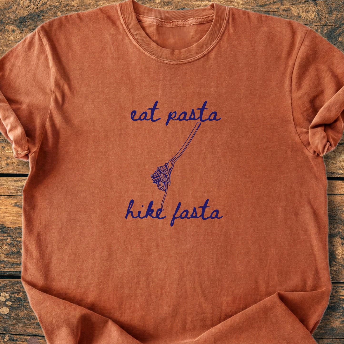 Eat Pasta Hike Fasta - Premium Vintage Tee