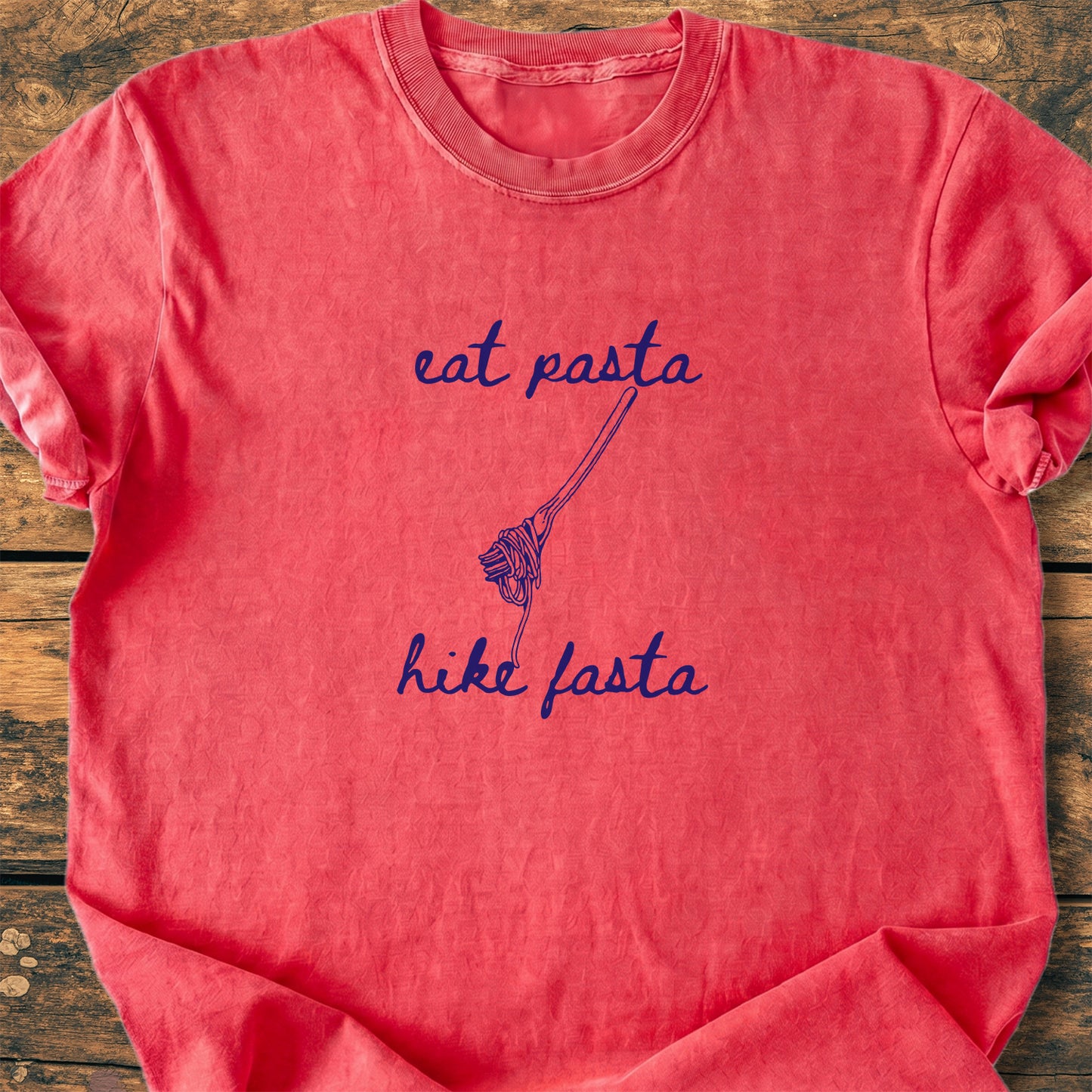 Eat Pasta Hike Fasta - Premium Vintage Tee