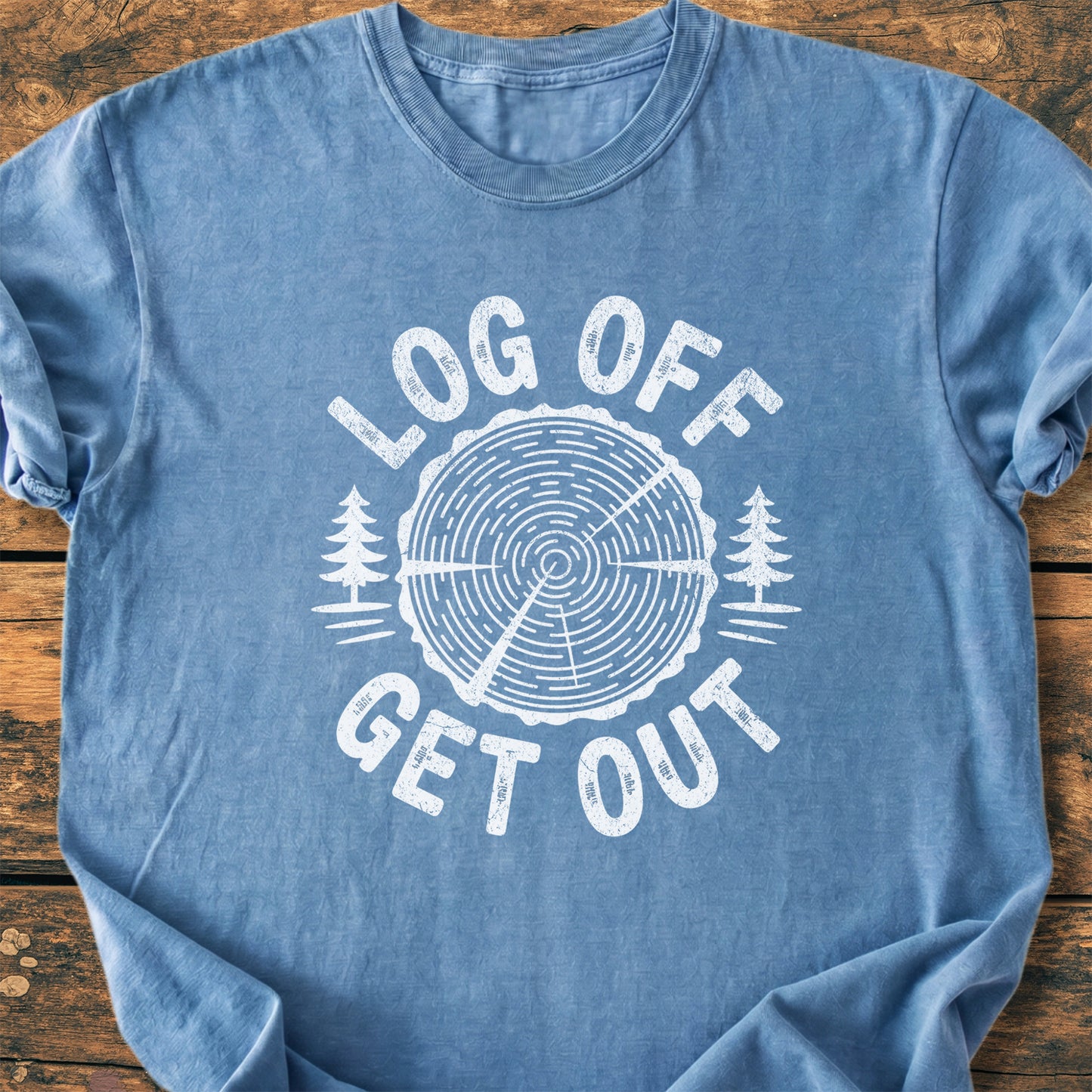 Log Off Get Out - Premium Vintage Tee