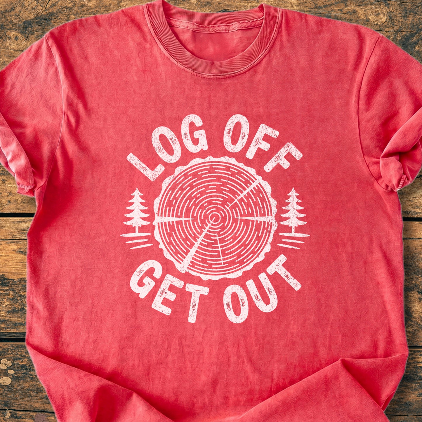 Log Off Get Out - Premium Vintage Tee