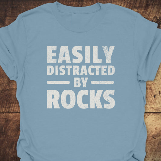 Easily Distracted By Rocks Classic T-Shirt
