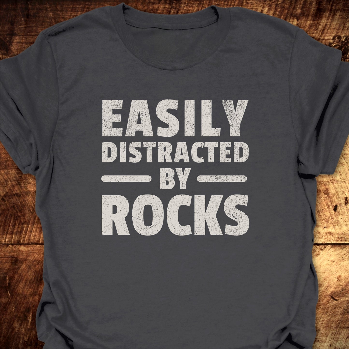 Easily Distracted By Rocks Classic T-Shirt