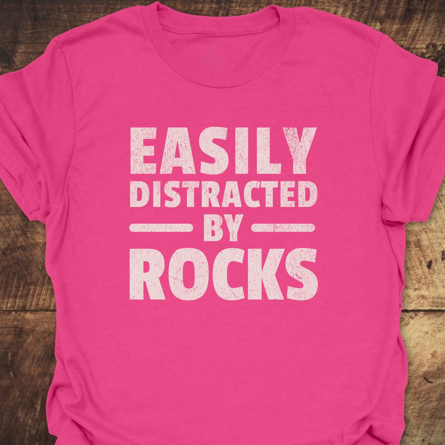 Easily Distracted By Rocks Classic T-Shirt
