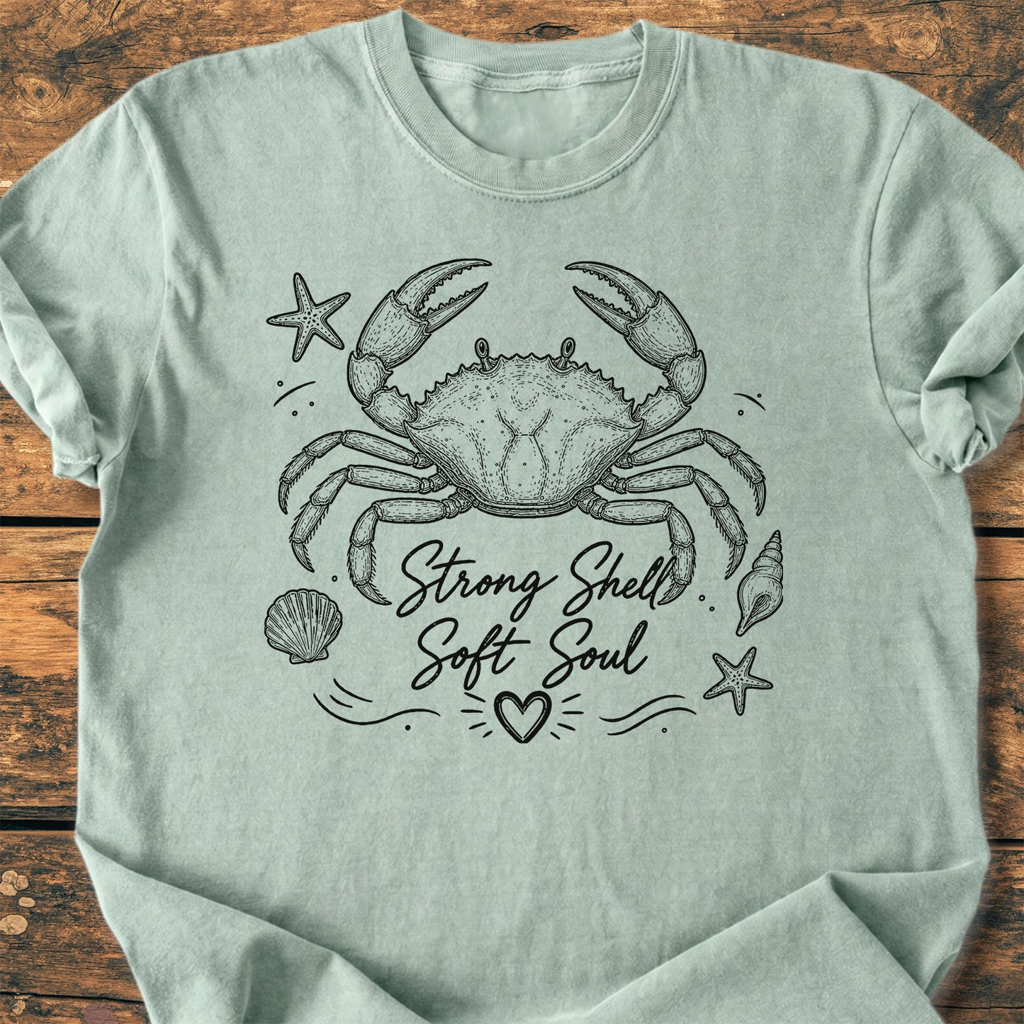 Strong Shell Soft Soul - Premium Vintage Tee