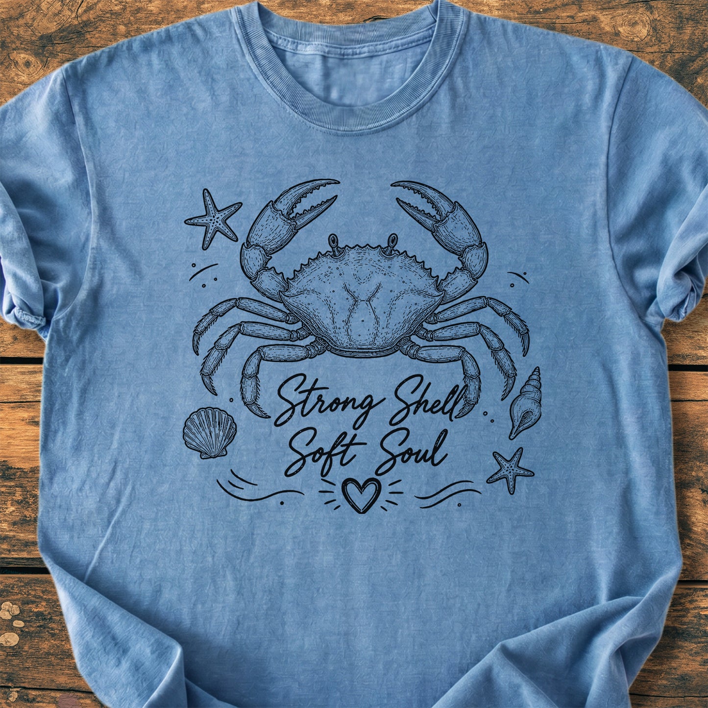 Strong Shell Soft Soul - Premium Vintage Tee