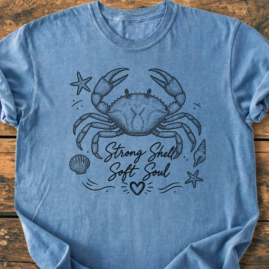 Strong Shell Soft Soul - Premium Vintage Tee