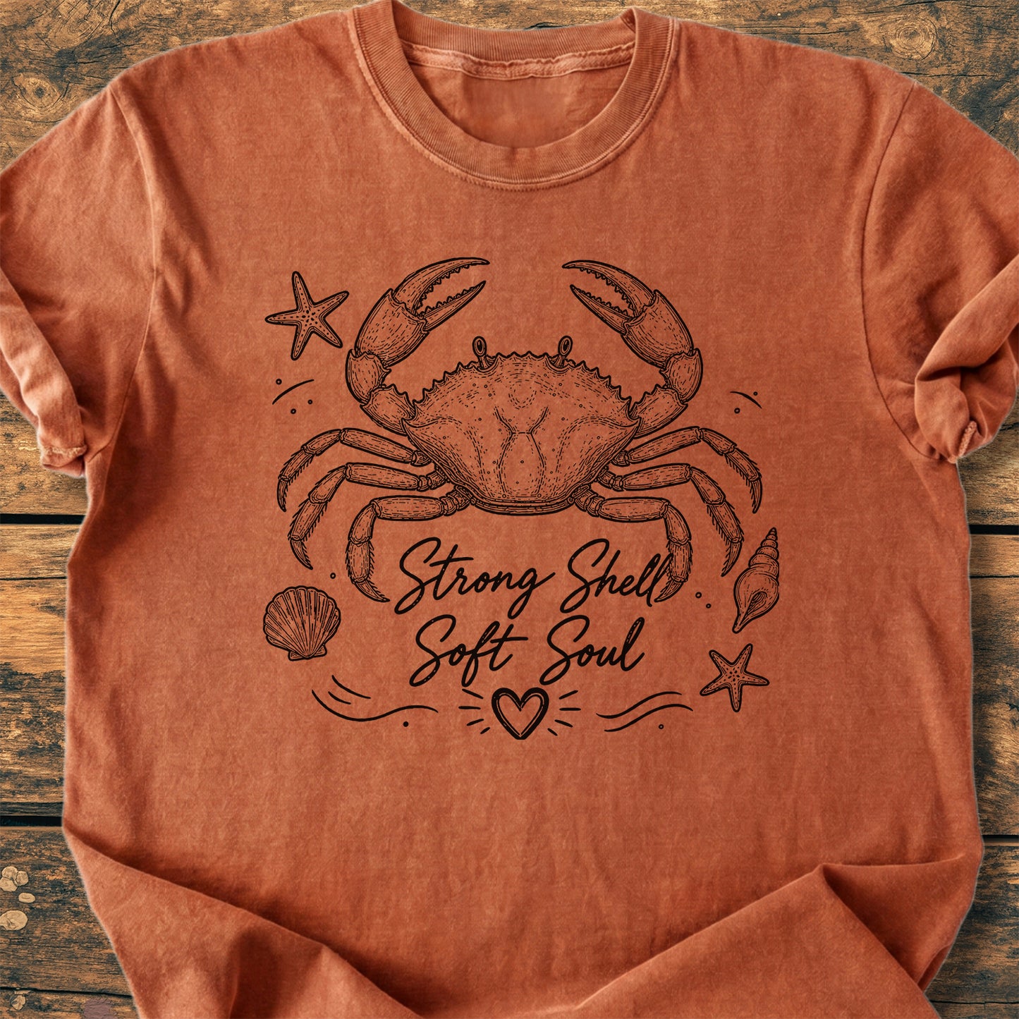 Strong Shell Soft Soul - Premium Vintage Tee