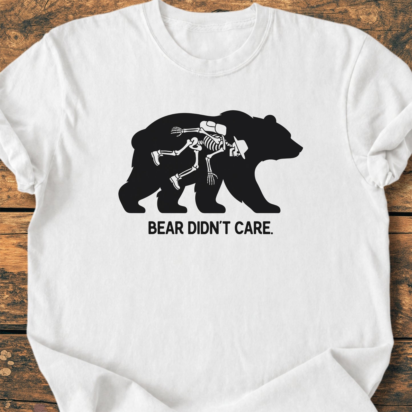 Bear Didn't Care - Premium Vintage Tee