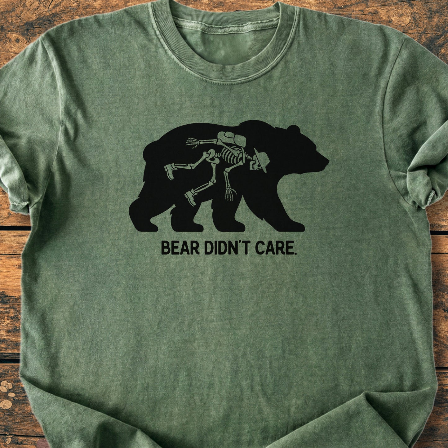 Bear Didn't Care - Premium Vintage Tee