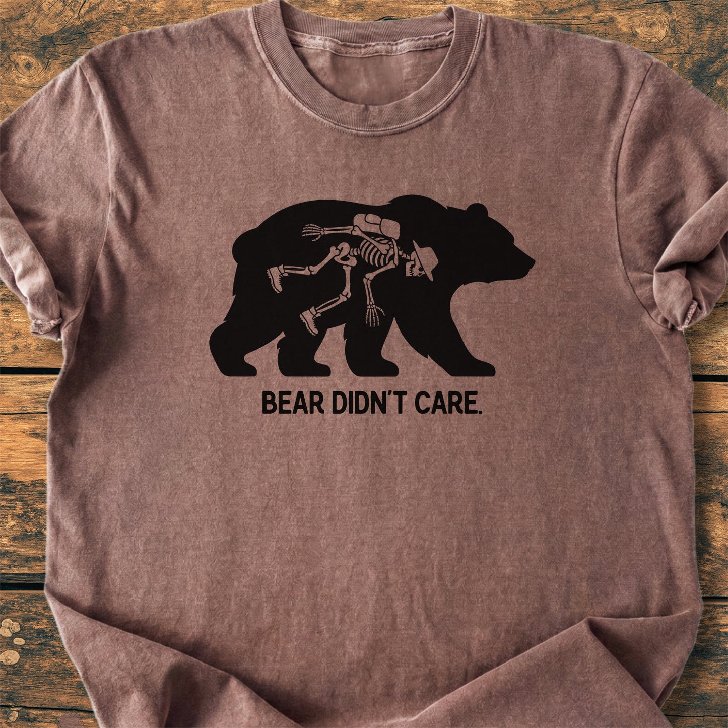 Bear Didn't Care - Premium Vintage Tee