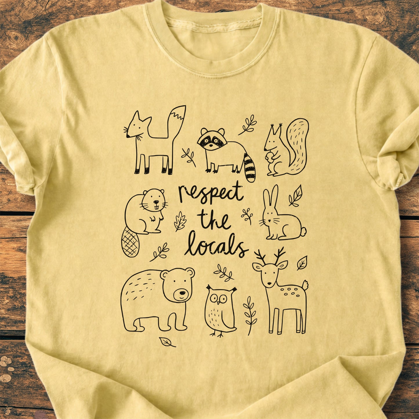 Respect The Locals - Premium Vintage Tee