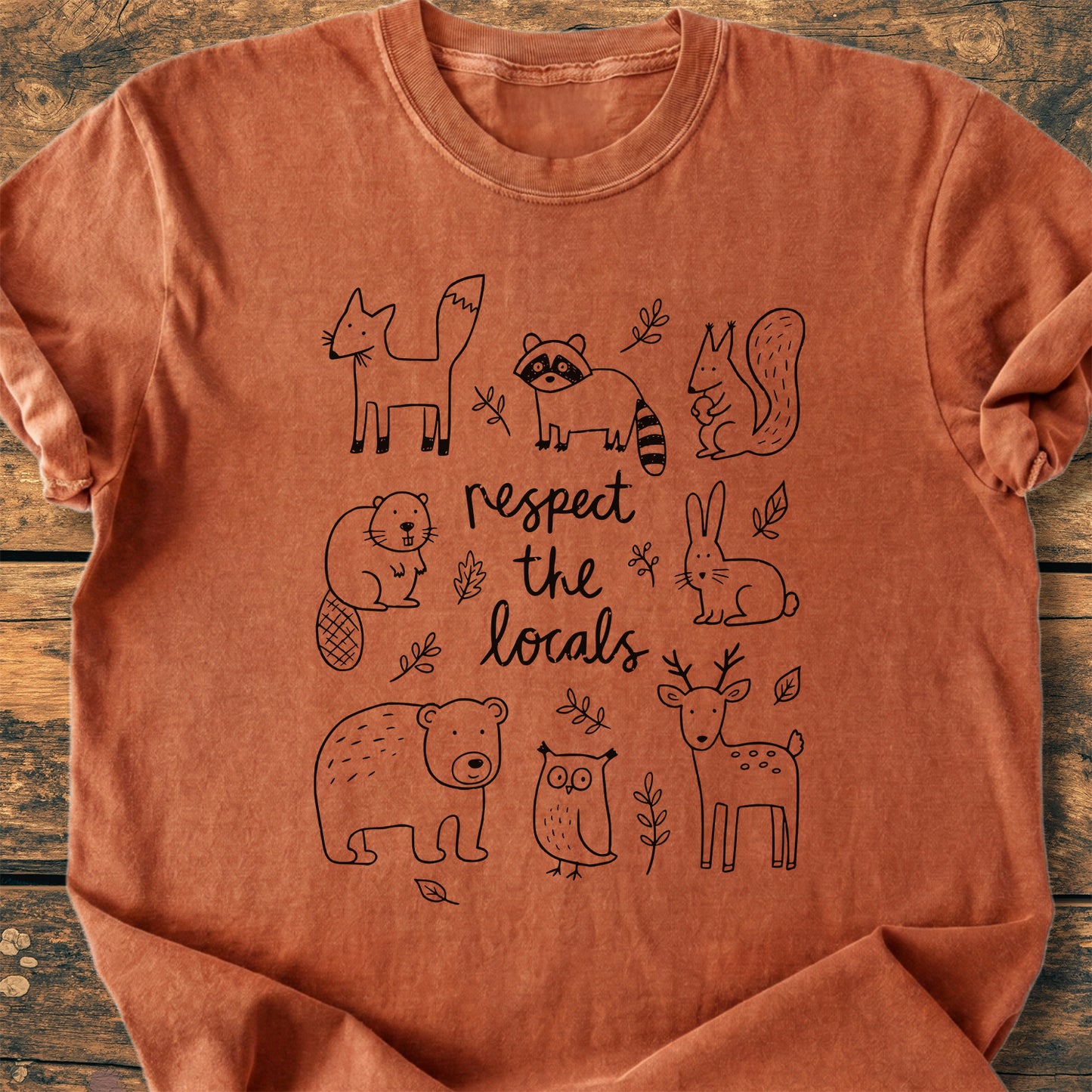 Respect The Locals - Premium Vintage Tee