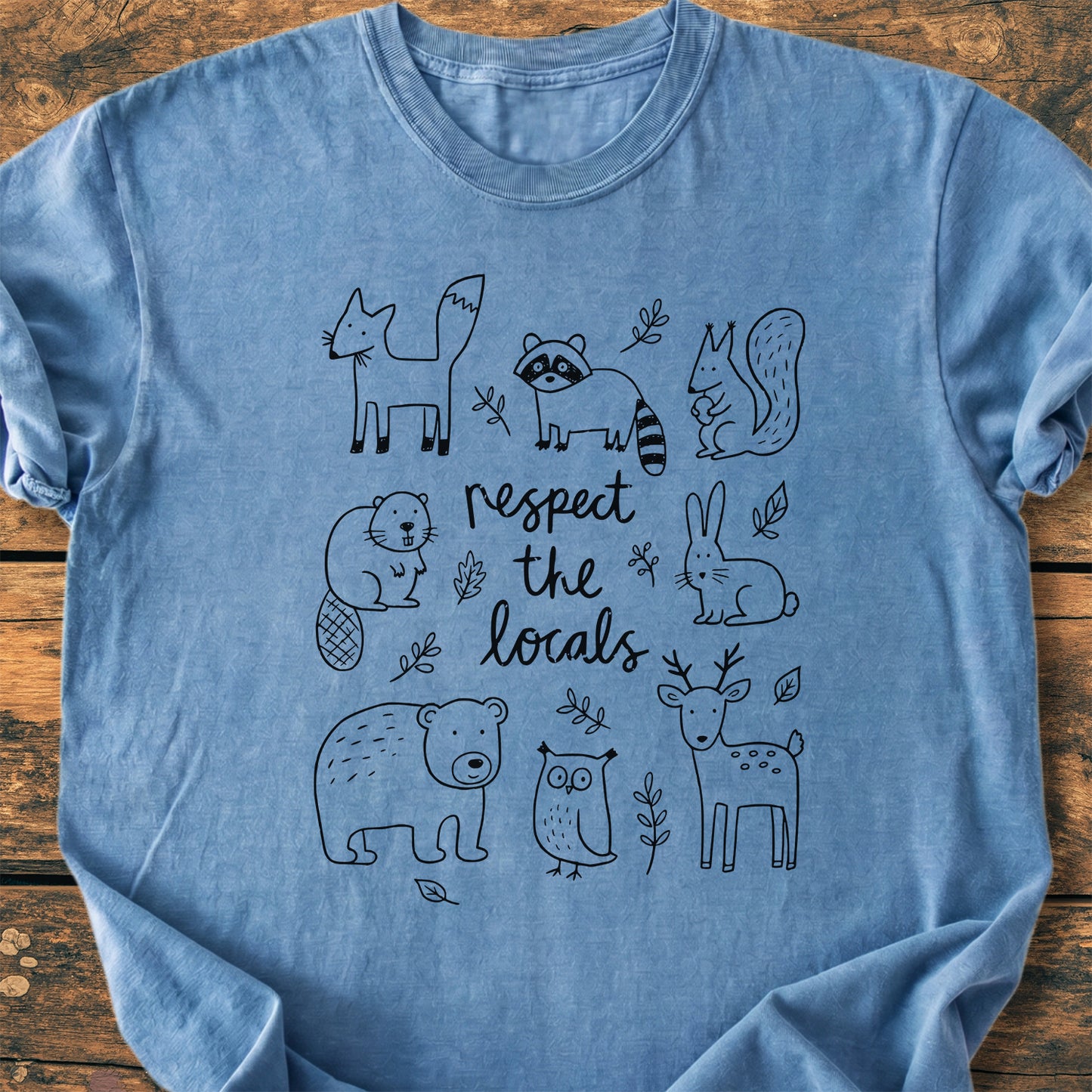 Respect The Locals - Premium Vintage Tee