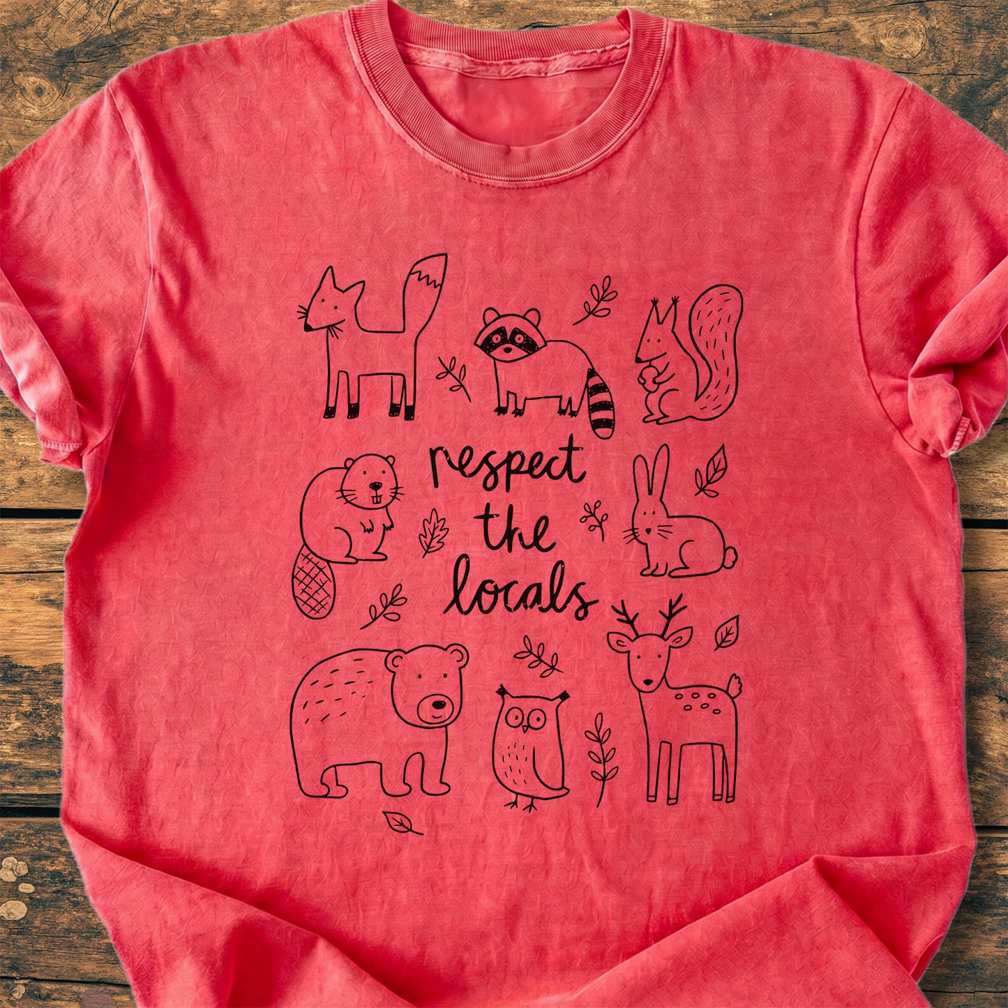 Respect The Locals - Premium Vintage Tee