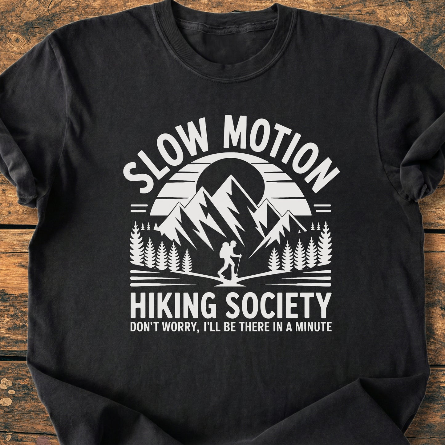 Slow Motion Hiking Society - Premium Vintage Tee
