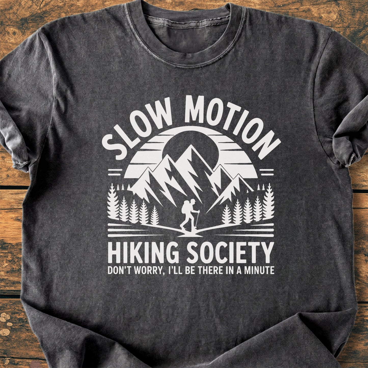 Slow Motion Hiking Society - Premium Vintage Tee