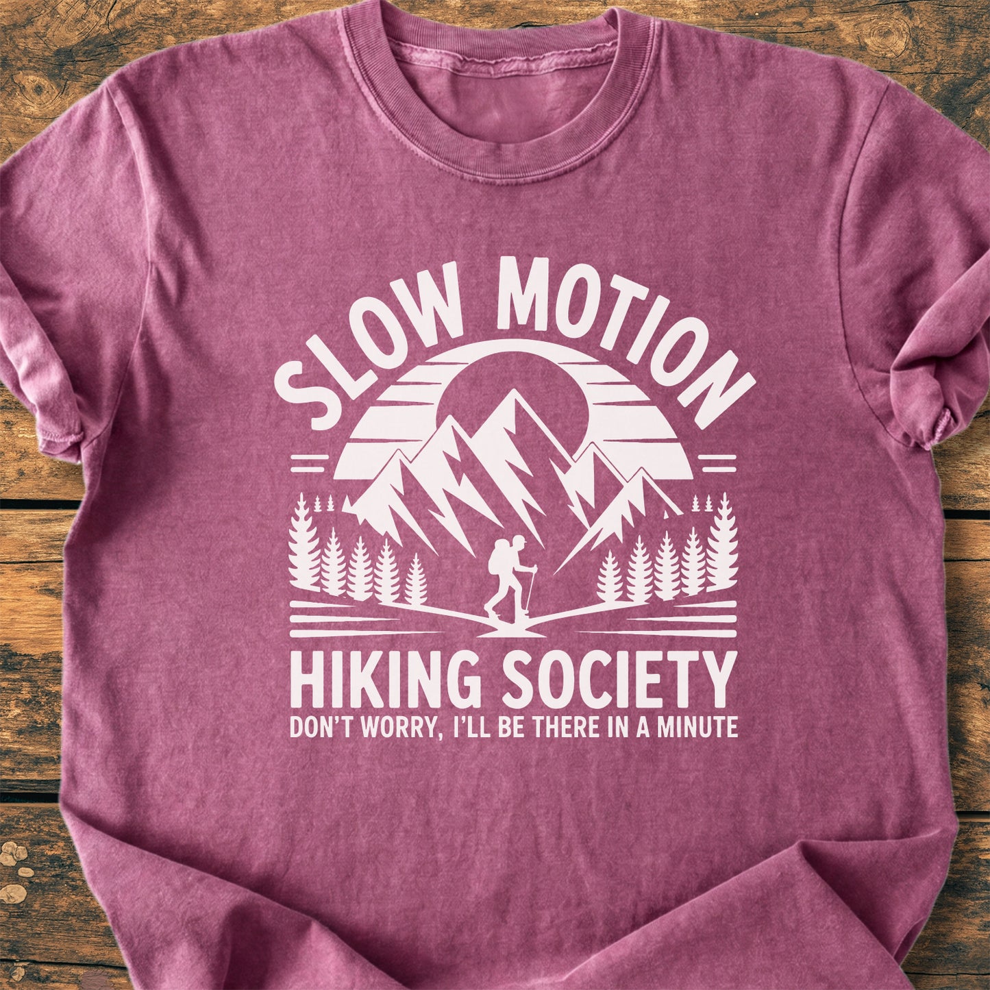 Slow Motion Hiking Society - Premium Vintage Tee