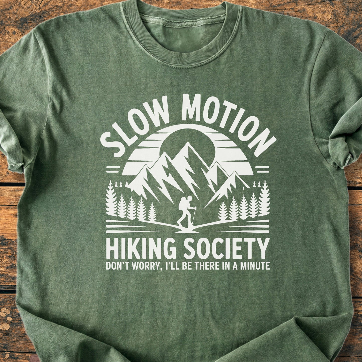 Slow Motion Hiking Society - Premium Vintage Tee