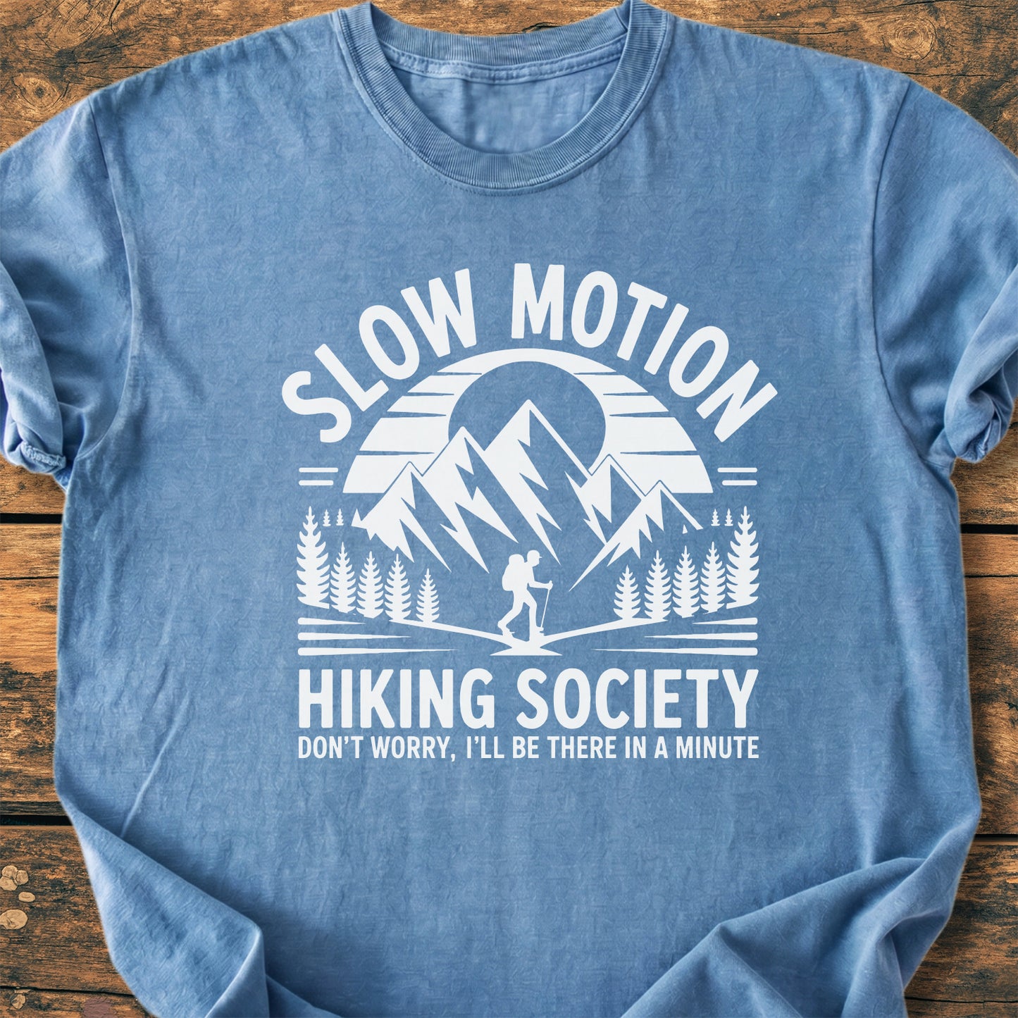 Slow Motion Hiking Society - Premium Vintage Tee