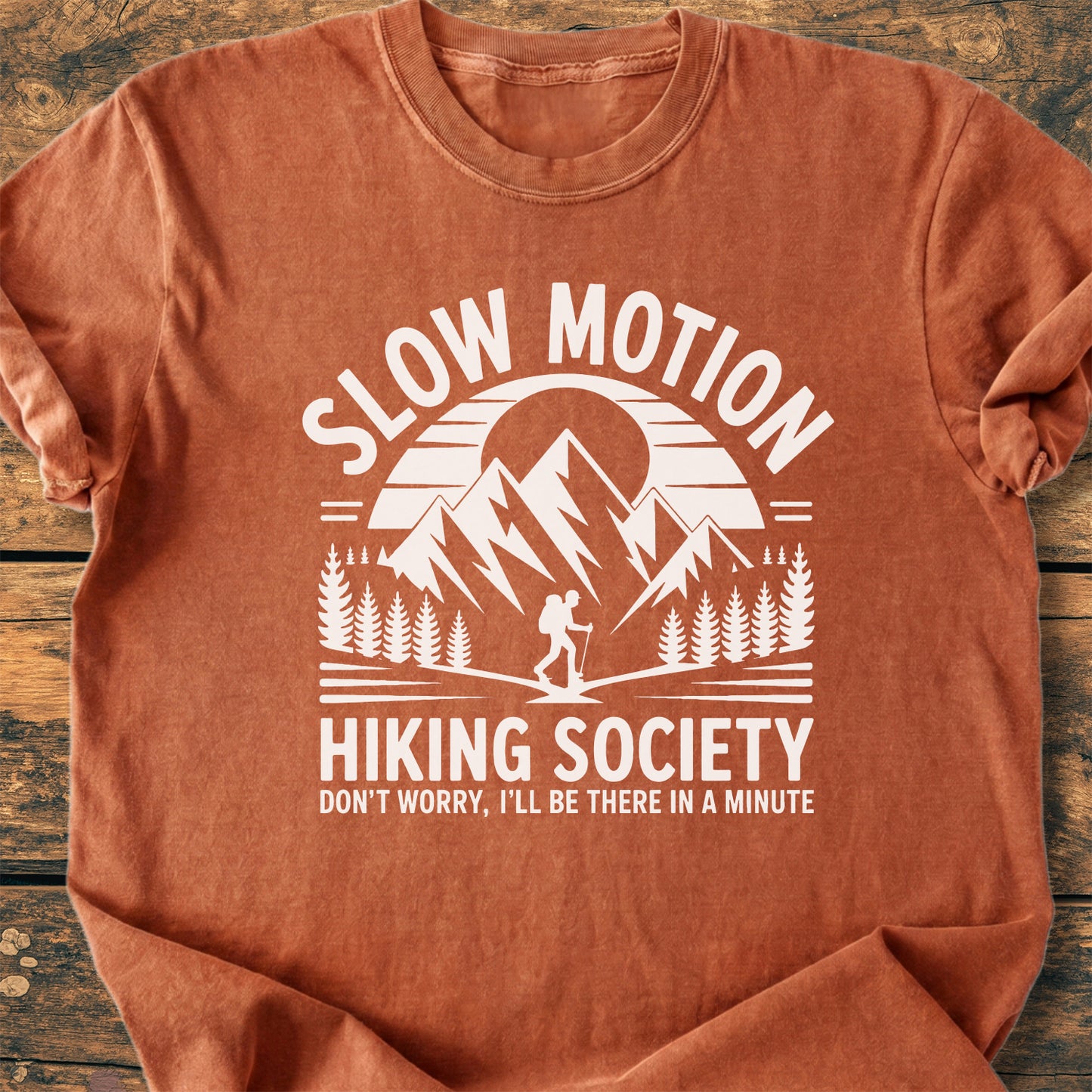 Slow Motion Hiking Society - Premium Vintage Tee