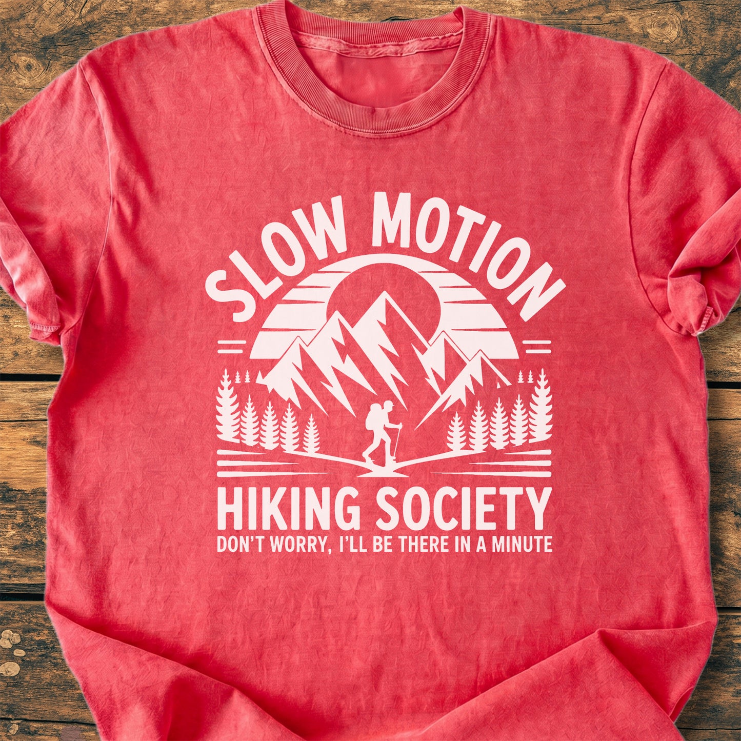 Slow Motion Hiking Society - Premium Vintage Tee