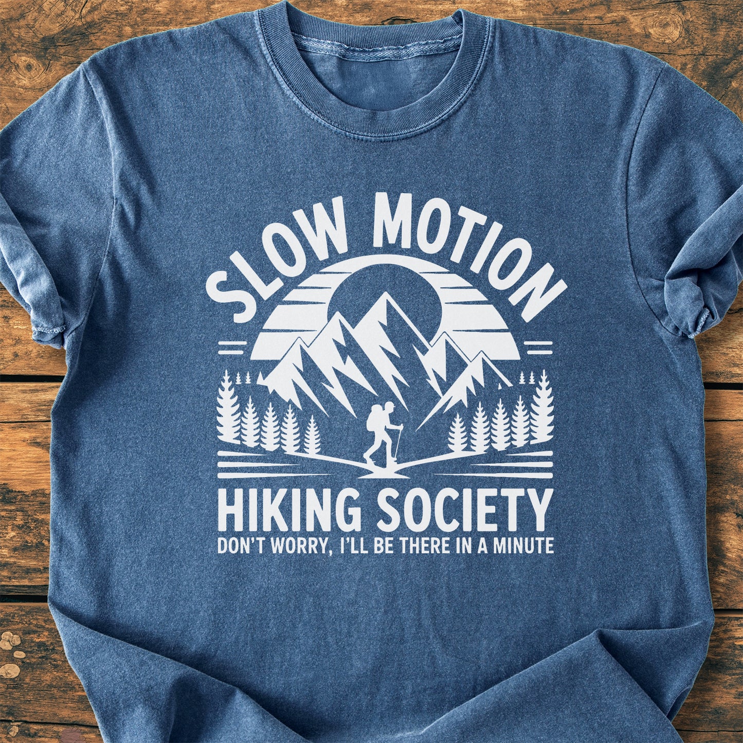 Slow Motion Hiking Society - Premium Vintage Tee