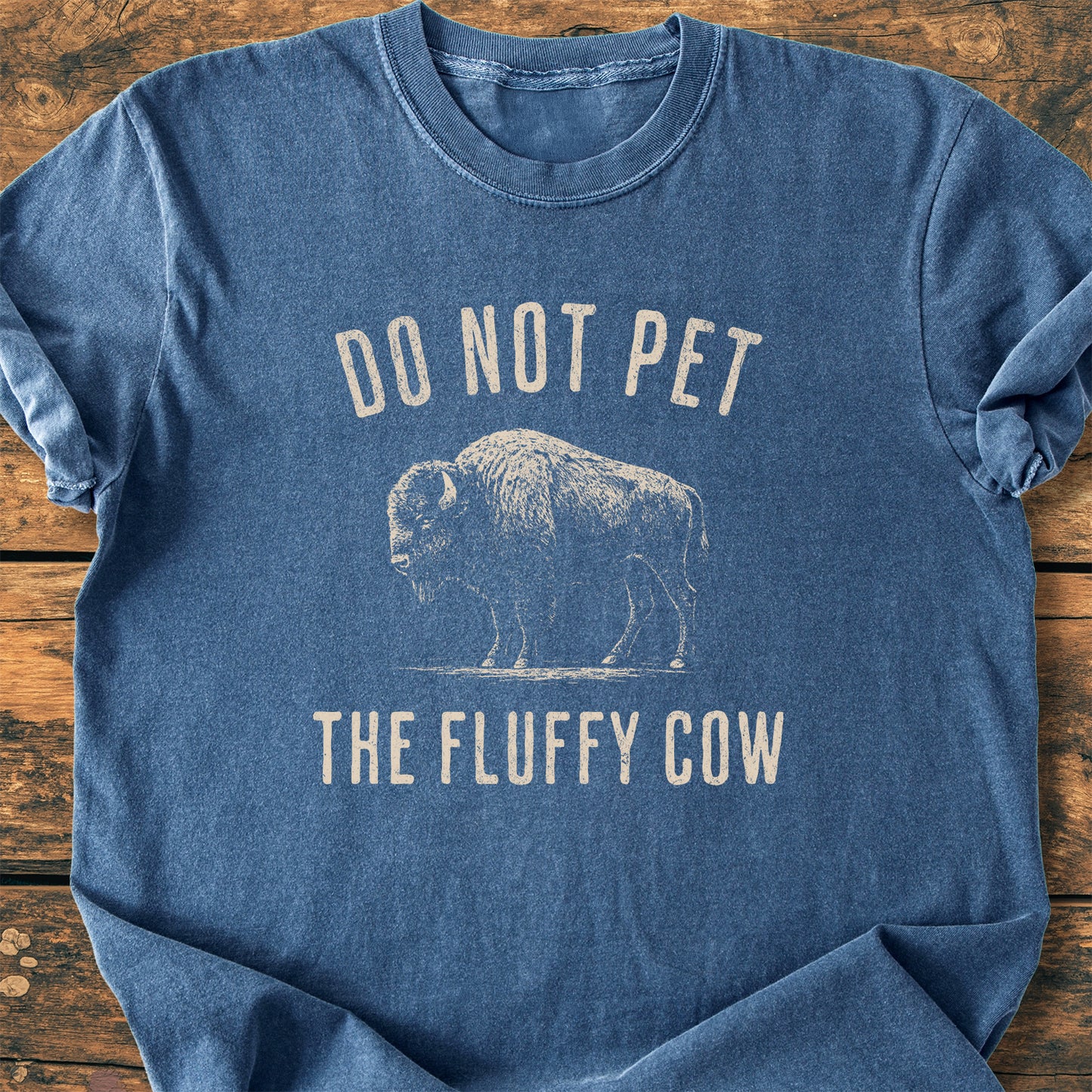 Do Not Pet The Fluffy Cow - Premium Vintage Tee