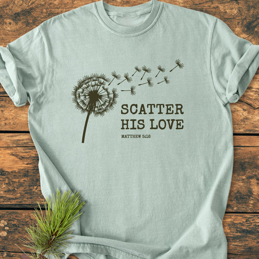 Scatter His Love, Matthew 5:16 - Premium Vintage Tee