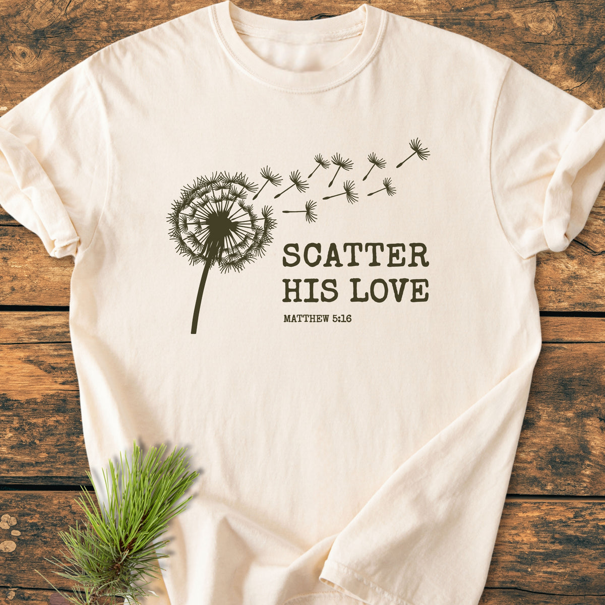 Scatter His Love, Matthew 5:16 - Premium Vintage Tee