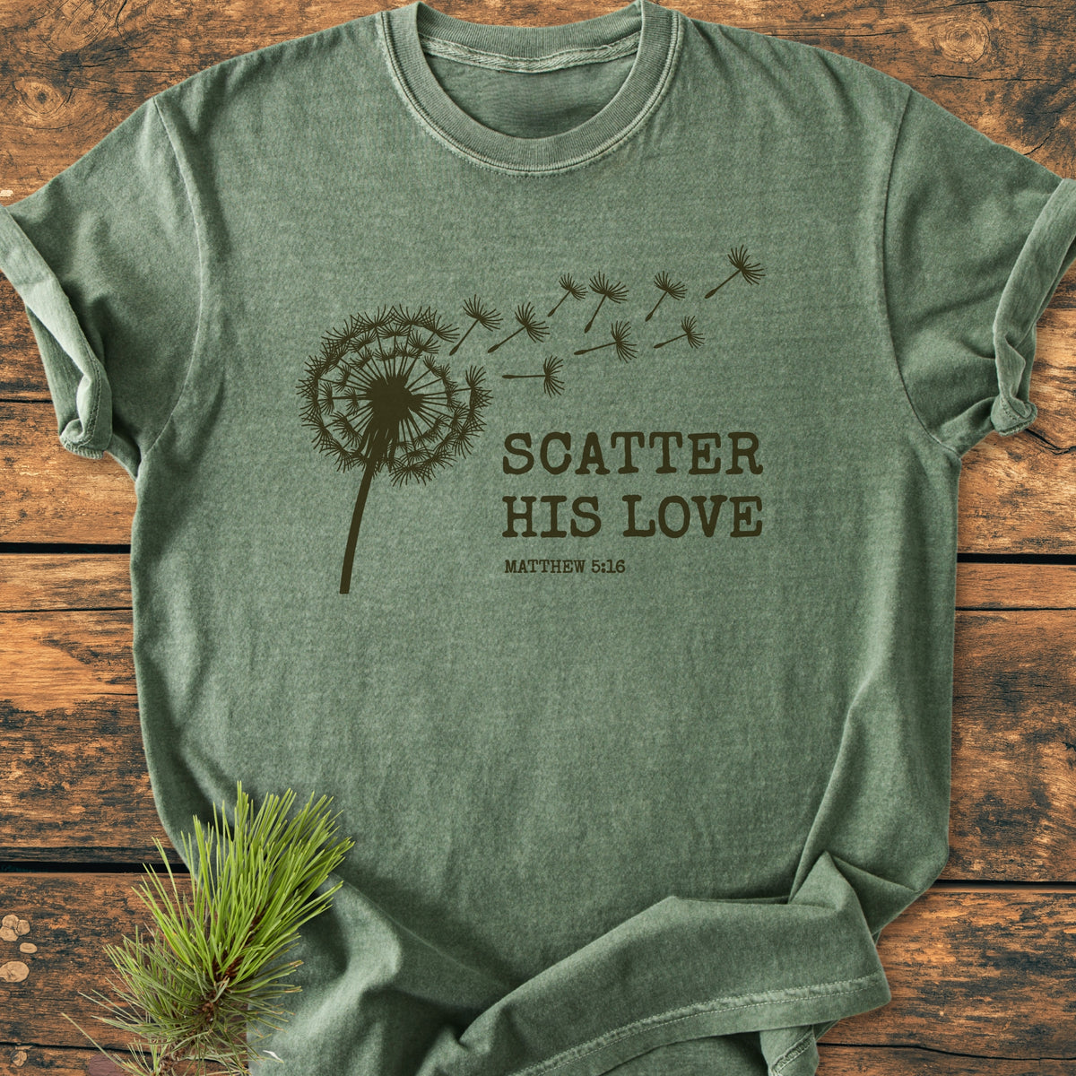 Scatter His Love, Matthew 5:16 - Premium Vintage Tee