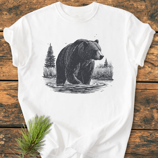 Majestic Grizzly - Premium Vintage Tee