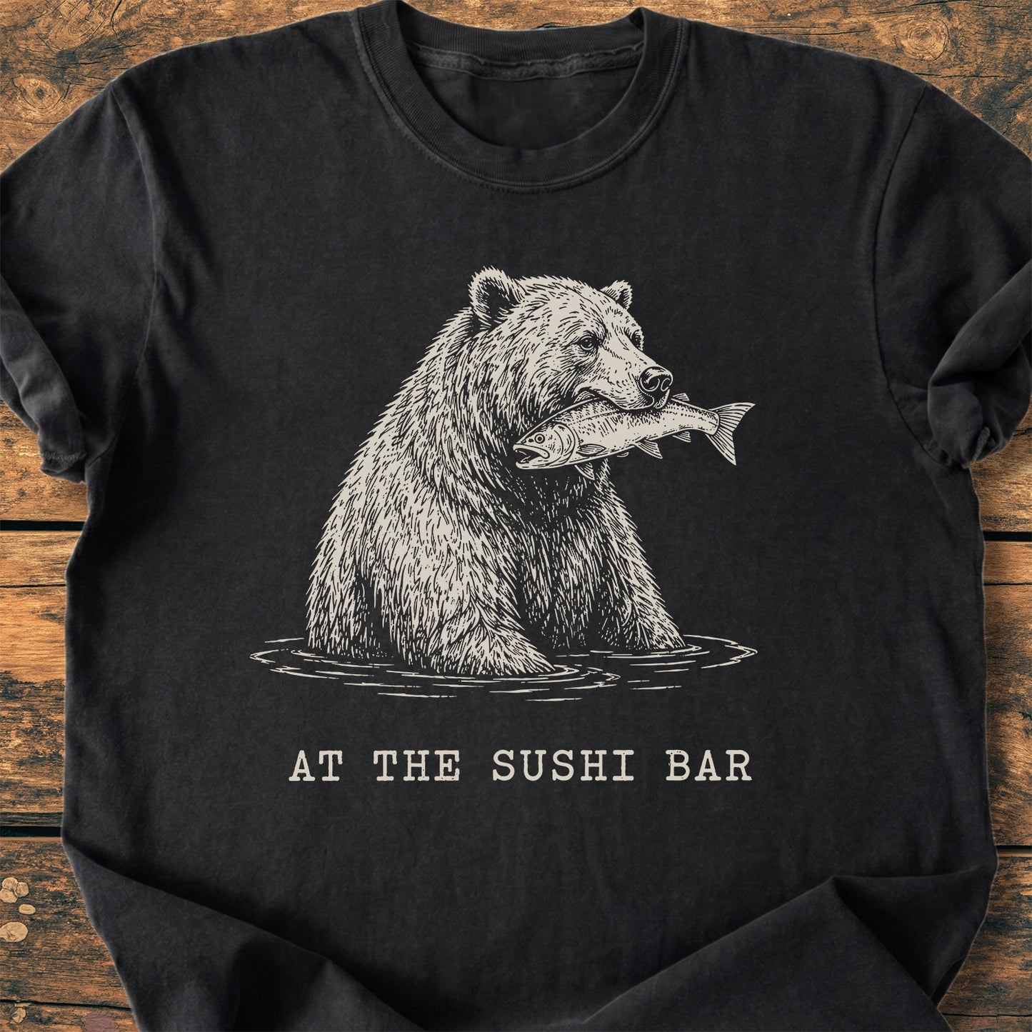 At The Sushi Bar - Premium Vintage Tee