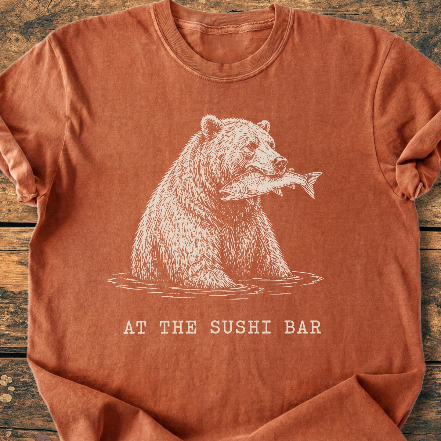 At The Sushi Bar - Premium Vintage Tee