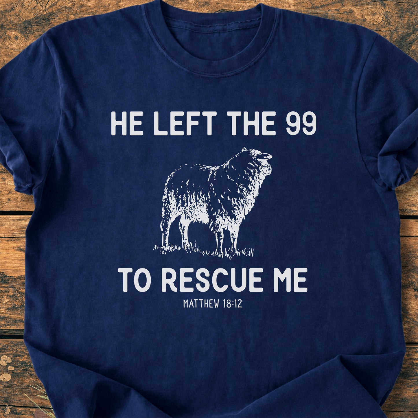 He Left The 99 - Premium Vintage Tee