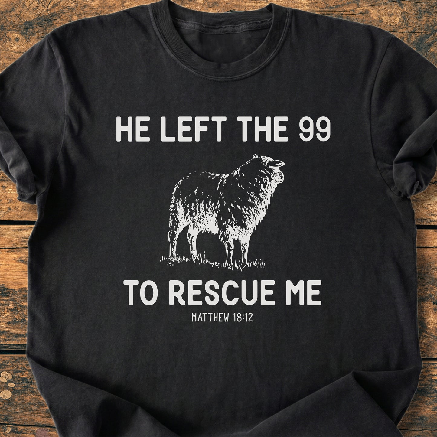 He Left The 99 - Premium Vintage Tee