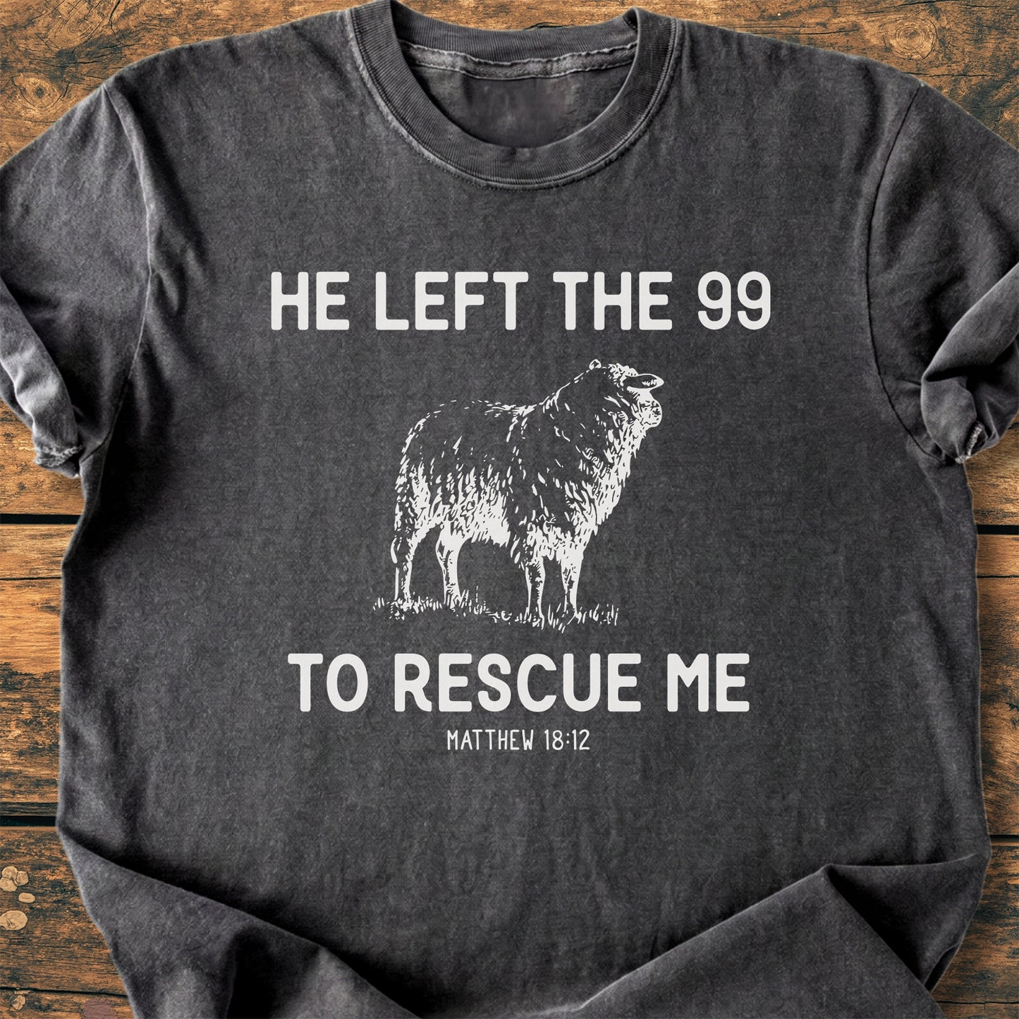 He Left The 99 - Premium Vintage Tee