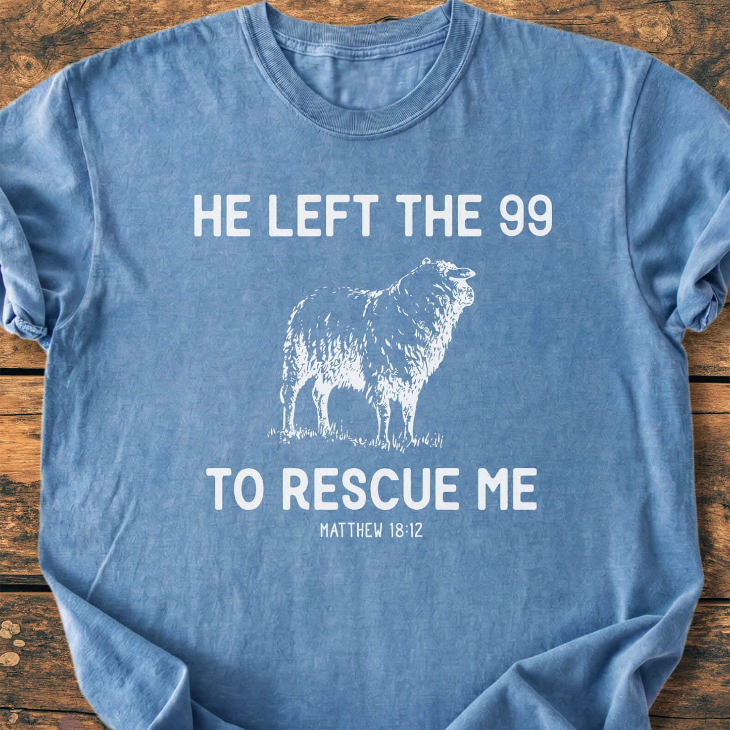 He Left The 99 - Premium Vintage Tee